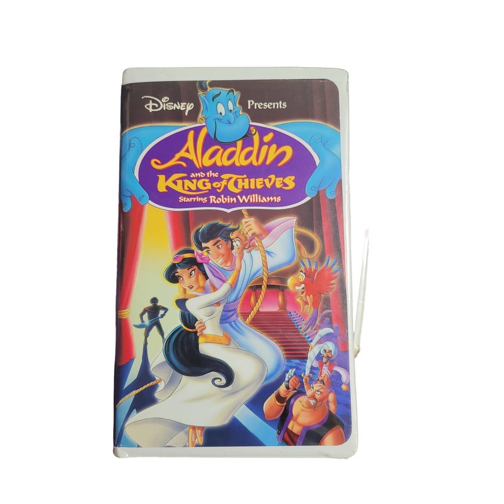 Aladdin and the King of Thiefs,‎ Disney Animated Movie, VHS Film